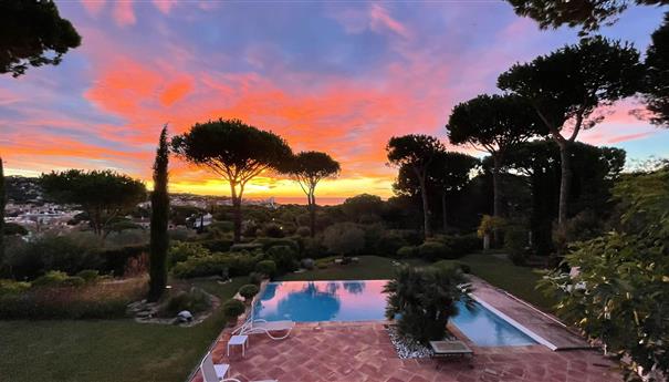 Coucher de soleil à Sainte Maxime
