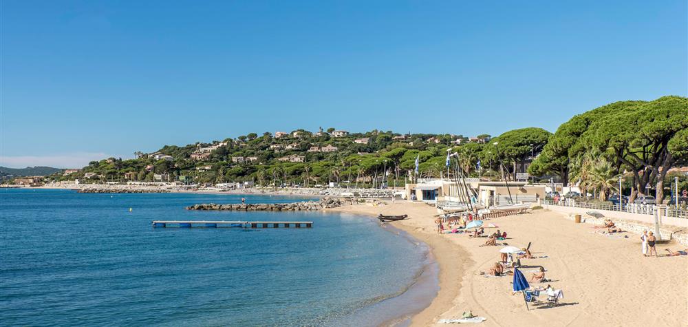 Plage de la Croisette à Sainte Maxime