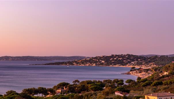Sunrise sur la Plage de la Nartelle à Sainte Maxime